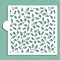 Holly and Berries Miniprint Cookie & Craft Stencil | CM112 by Designer Stencils | Cookie Decorating Tools | Baking Stencils for Royal Icing, Airbrush, Dusting Powder | Craft Stencils for Canvas, Paper, Wood | Reusable Food Grade Stencil